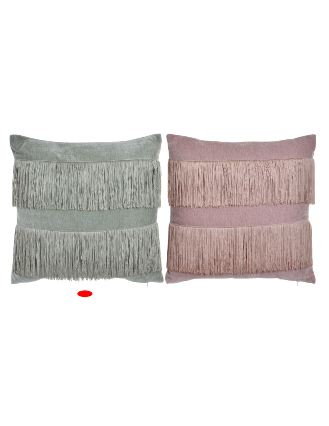 ALMOFADA DECORATIVA ALGODAO 45*45 620GR FLECOS 2 MOD - CJ-154680 2