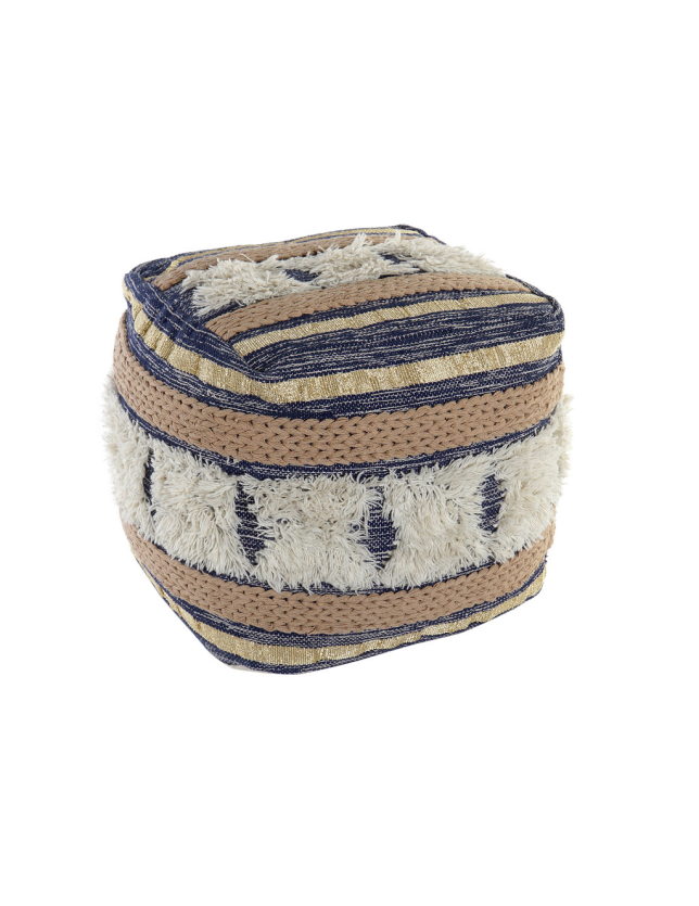 PUFF REDONDO ALGODAO 50*50*50 2,75 AZUL - LD-156829 - 156824
