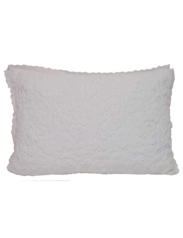 ALMOFADA 35*50 RENDA BRANCO - 75043445