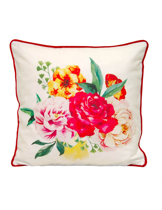 ALMOFADA 45*45 FLORES VELUDO - 75056896