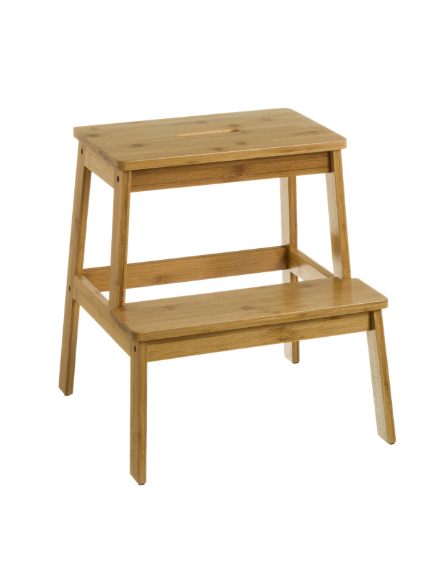 MESINHA 2 DEGRAUS BAMBU 42*43*47 - 125056