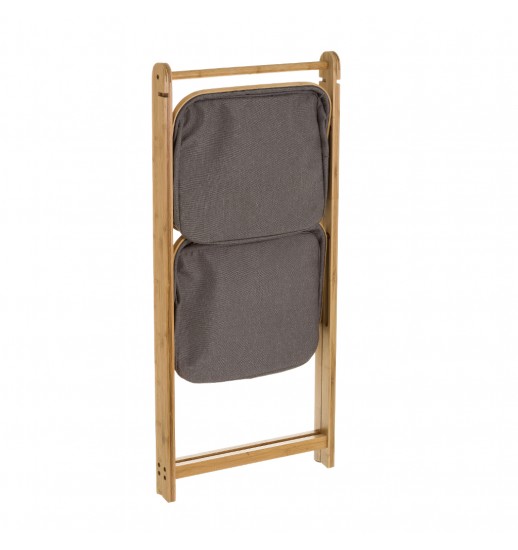 ESTANTE COM DOIS CESTOS BAMBU TECIDO 45*35.5*98 - 125799