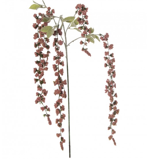 FLOR ARTIFICIAL RAMAS FLORES ROSA 121CM - 27780