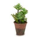 PLANTA ARTIFICIAL VASO ENVELHECIDO MEDIO SORTIDOS - 22218
