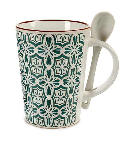 CANECA + COLHER BRANCA SORTIDO - 55876
