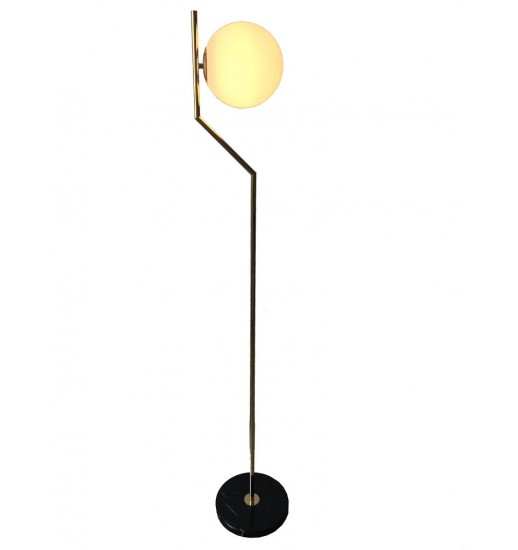 CANDEEIRO DE PÉ METAL VIDRO 30*30*150 30 BALL - LA-162945