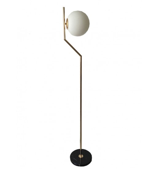 CANDEEIRO DE PÉ METAL VIDRO 30*30*150 30 BALL - LA-162945