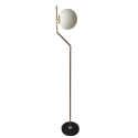 CANDEEIRO DE PÉ METAL VIDRO 30*30*150 30 BALL - LA-162945