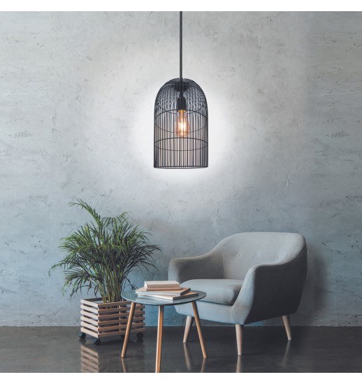 CANDEEIRO TETO SUSP. METAL FIOS DOURADO MAT - LA12047