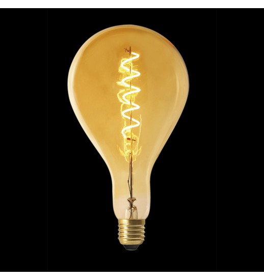 LAMPADA LED PS160 E27 FILAMENTO ESPIRAL 6W M4 - AM0035