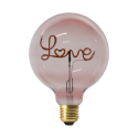 LAMPADA LED G125 E27 FILAMENTO LOVE ROSE 4W M8 - AM0046