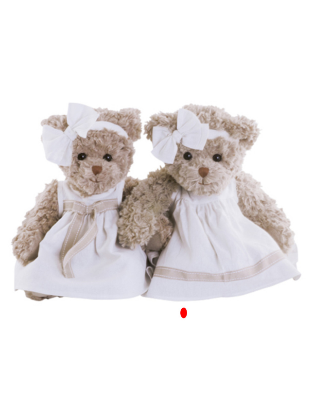 FIGURA PELUCHE BELLA LUNA VESTIDO S/ LAÇO 18-102B 40CM