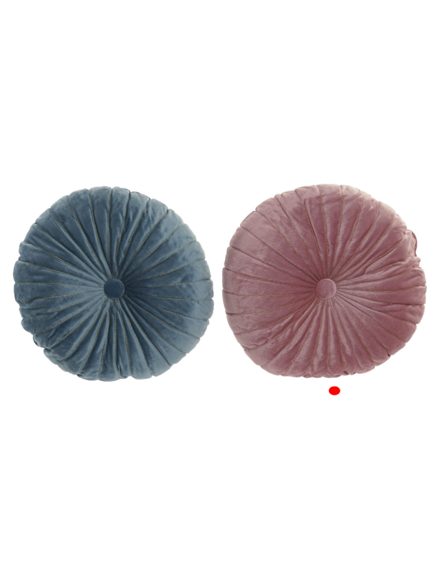 ALMOFADA DECORATIVA REDONDA 40*40 VELUDO LOVE 2 MOD - LD-164264