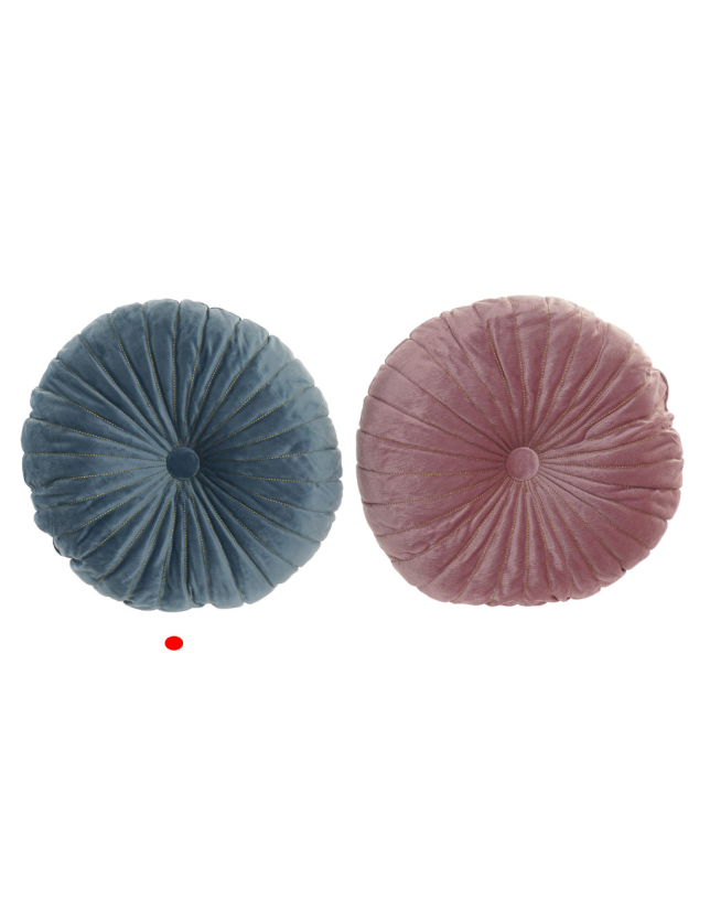 ALMOFADA DECORATIVA REDONDA 40*40 VELUDO LOVE 2 MOD - LD-164264 2