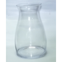 VASO JULIA REDONDO VIDRO TRANSPARENTE H30*D19 - 05436