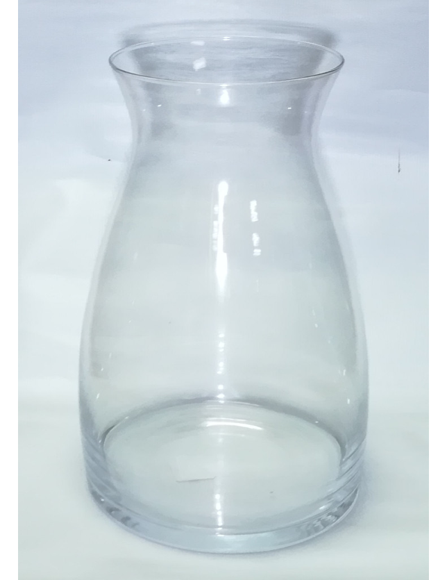 VASO JULIA REDONDO VIDRO TRANSPARENTE H38*D26 - 05437