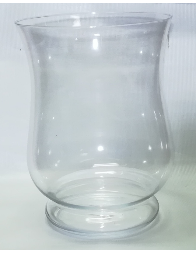 VASO VIDRO TRANSPARENTE  H35*D26 - 33621