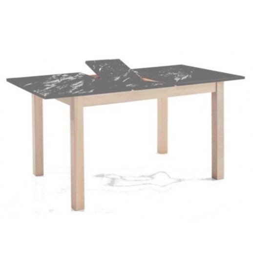 CONJUNTO MESA EXTENSIVEL 120/150*080 TAMPO ESCURO + 4 CADEIRA ALL HOUSE - FAIA CLARINHA