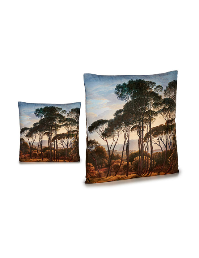 ALMOFADA VELUDO BOSQUE 45*45 - 87307AR