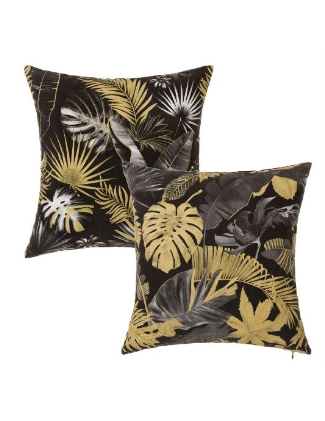 ALMOFADA 2MOD TROP-GOLD POLIESTER 45*45 - 135702