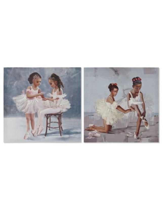 QUADRO TECIDO TELA MDF 50*1.8*20 BALLET 2 MOD - CU-176752