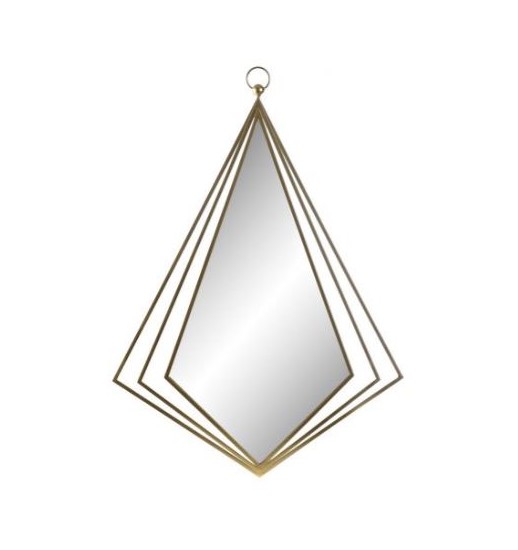 ESPELHO METAL DOURADO 73*3.5*102.5 - ES-177226