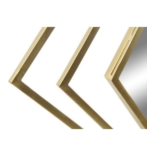 ESPELHO METAL DOURADO 73*3.5*102.5 - ES-177226