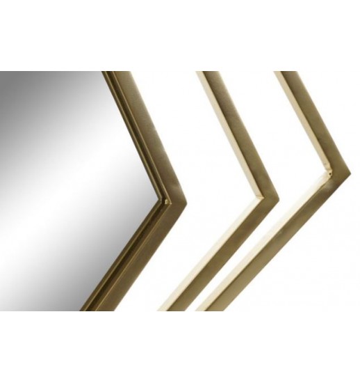 ESPELHO METAL DOURADO 73*3.5*102.5 - ES-177226
