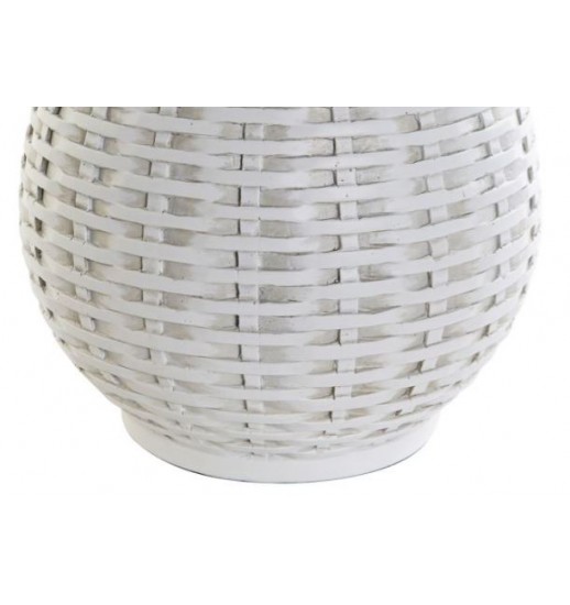 JARRA RESINA 23*23*49 BRANCO - LD-178424