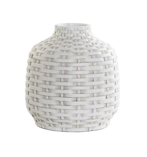 JARRA RESINA 18*18*21 BRANCO - LD-178426