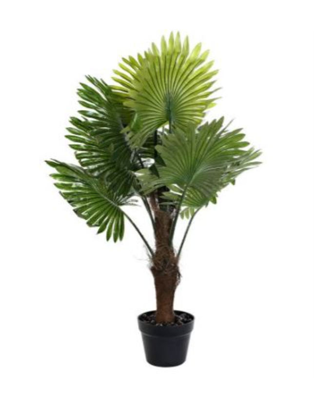 PLANTA PVC PALMEIRA VERDE EM VASO 80*70*100 - JA-178782