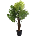PLANTA PVC PALMEIRA VERDE EM VASO 80*70*100 - JA-178782