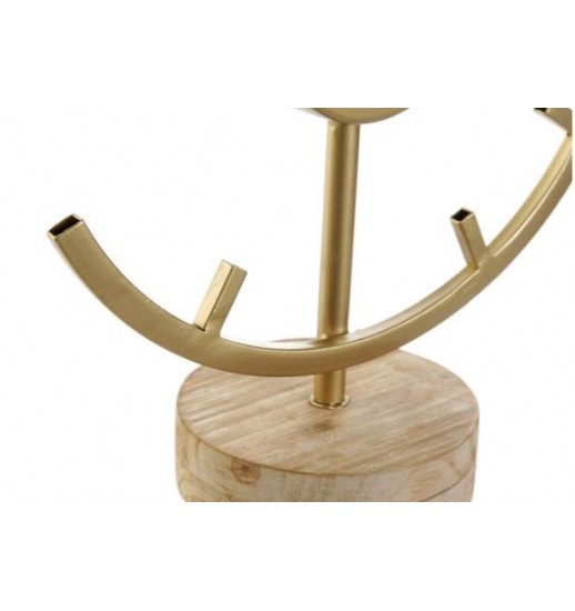 RELOGIO DE MESA MDF METAL 24*8*25,5 2 MOD - RE-176466