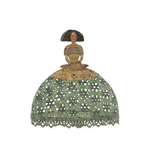 FIGURA MENINA FERRO 26.5*11*28.5CM - 49222