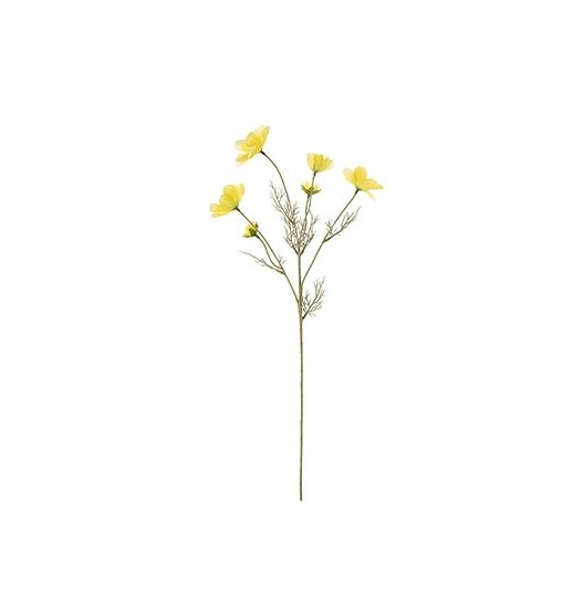 FLOR POLIESTER RAMAS MARGARITAS AMRELO - 27813