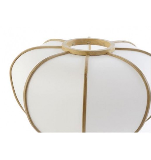 CANDEEIRO DE MESA BAMBU POLIESTER 34*34*33 NATURAL - LA-178742