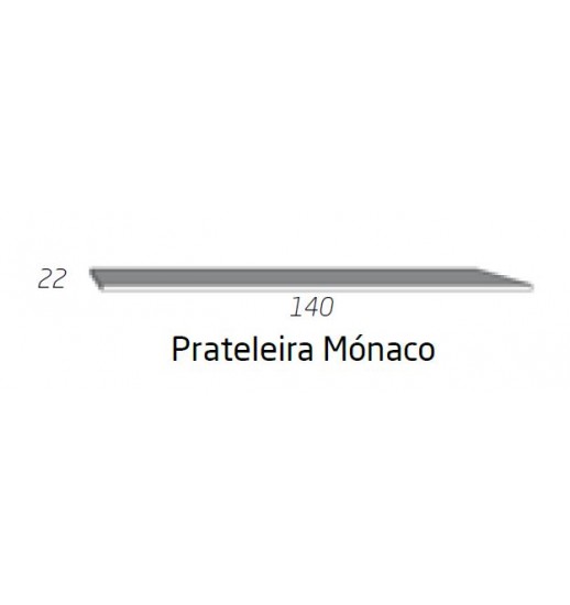 PRATELEIRA MONACO CARVALHO NATURA 200*40