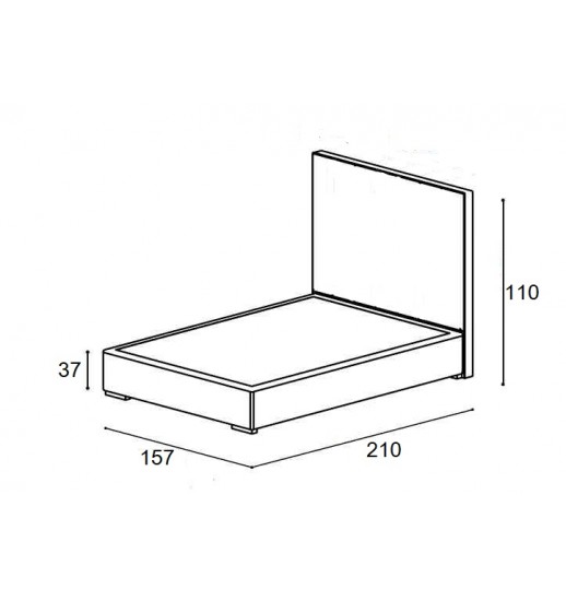 CAMA CASAL ESTOFADA LBD-FS001N32 - EH-2/EH-7