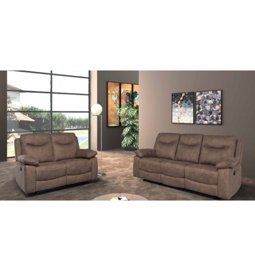 SOFA 2 LUG 5333 C/RELAX MANUAL - NUBUCK