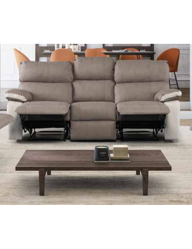 SOFA 3 LUG KENYA C/ RELAX - 3022 2