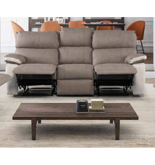 SOFA 3 LUG KENYA C/ RELAX - 3022