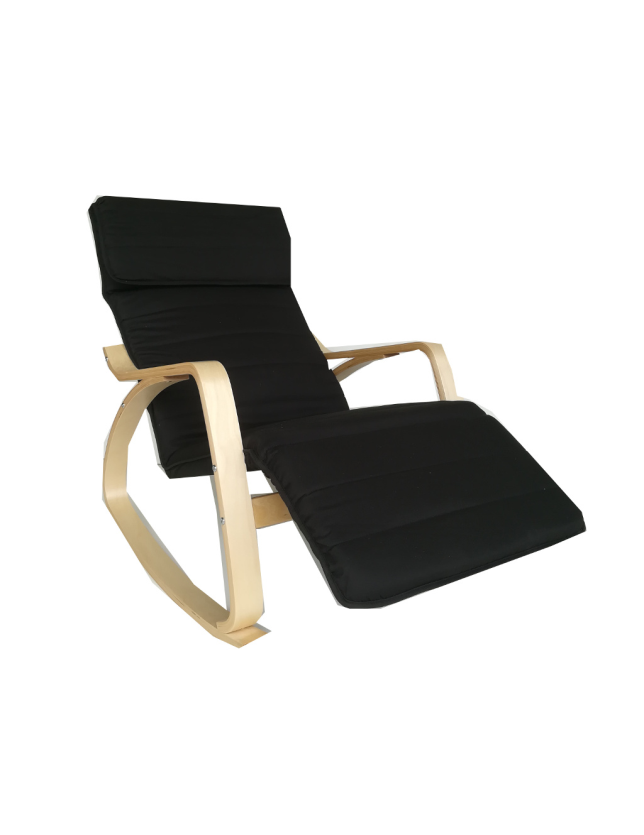 CADEIRA ROCKER III APOIO PERNAS COVER HY-112 PRETO