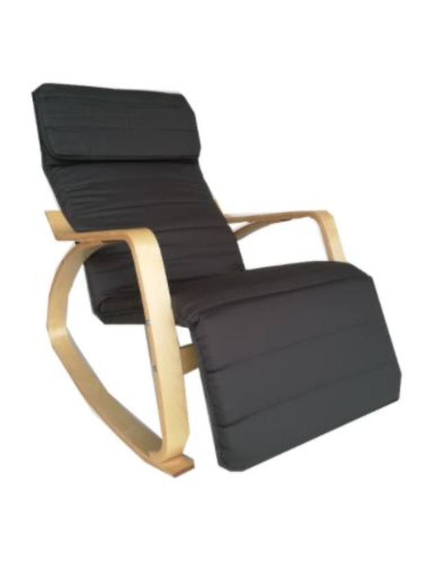 CADEIRA ROCKER III APOIO PERNAS COVER HY-119 CINZA