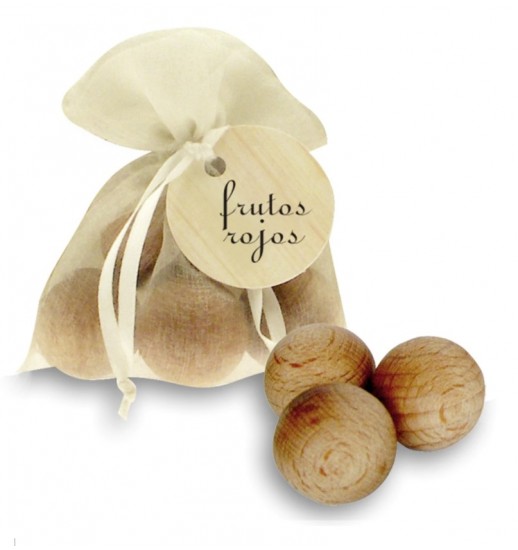 BOLA MADEIRA 25mm Bolsa 5 un. Frutos...