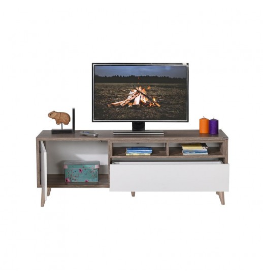 BASE TV AFEIRA 1PORTA + GAVETA  + VAO...