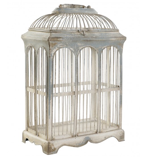 GAIOLA METAL ENVELHECIDO 35*22*52...