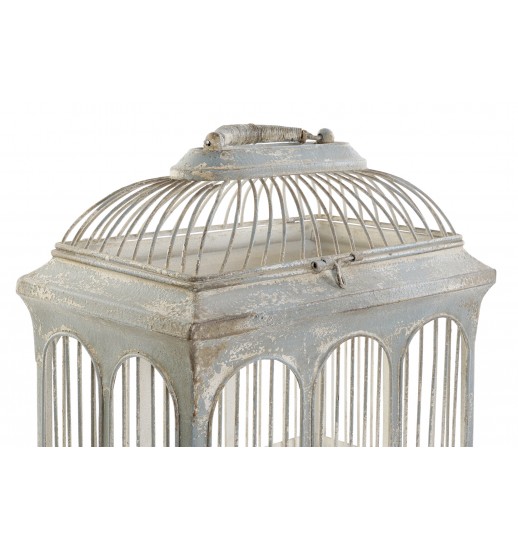 GAIOLA METAL ENVELHECIDO 35*22*52...