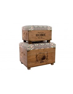 BAU PEQUENO CAIXA MADEIRA...