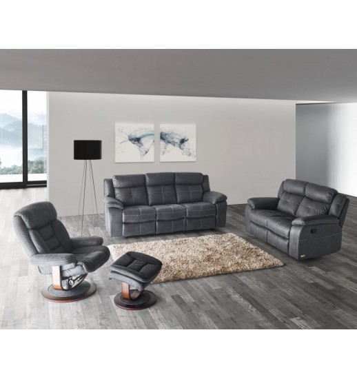 SOFA 3 LUG 9222  RELAX - NUBUCK