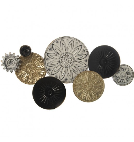 APLIQUE METAL PAREDE 91*50*5CM - 24324